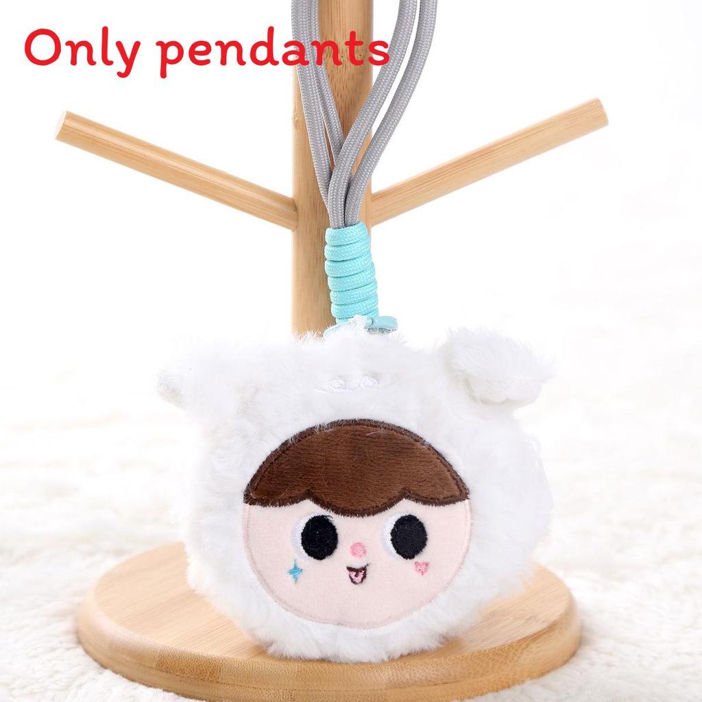 Baby Three Plush Keychain With Elephant Bear Rabbit Animal Design For Girls Gift And Collectors