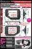 Type 50J3 CB Jimny Sierra Carbon Fiber Fuel Filler Cap Cover Glass Fuel Lid Door Set with New Jimny BG BRAGA & & Emblem, & Sierra,