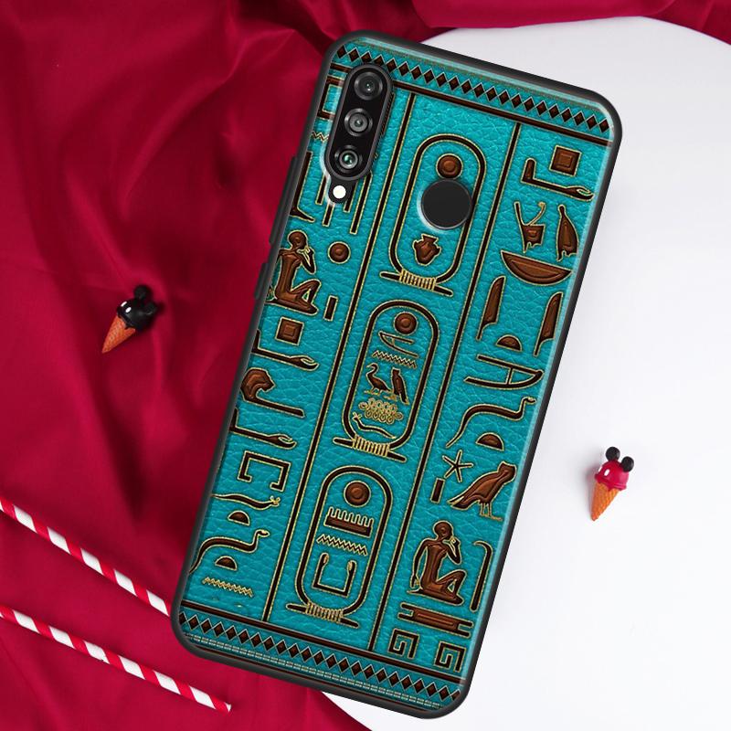 Sacred Eye of Horus Egypt Fresco For Huawei Nova Y61 Y70 Y90 Y60 Y72 Y91 12s 12i 11i 7i 8i 9 10 SE P60 Pro P30 P40 Lite Case
