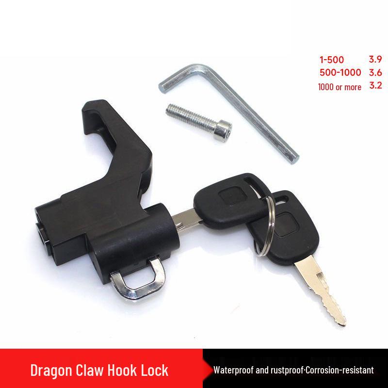 Anti-Theft Electric/Motorcycle Helmet Lock & Safety Hook