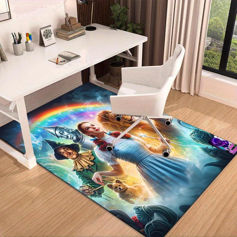 Wonderful Wizard Adventure Carpet, Chair Rug,Rug for Office Bedroom living rooms, Doormat decor Fan Gift Christmas Gift