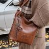 High Quality Wholesale Personalized Niche Retro Maillard Simple Tote Bag Women's Commuter Versatile Shoulder Bag