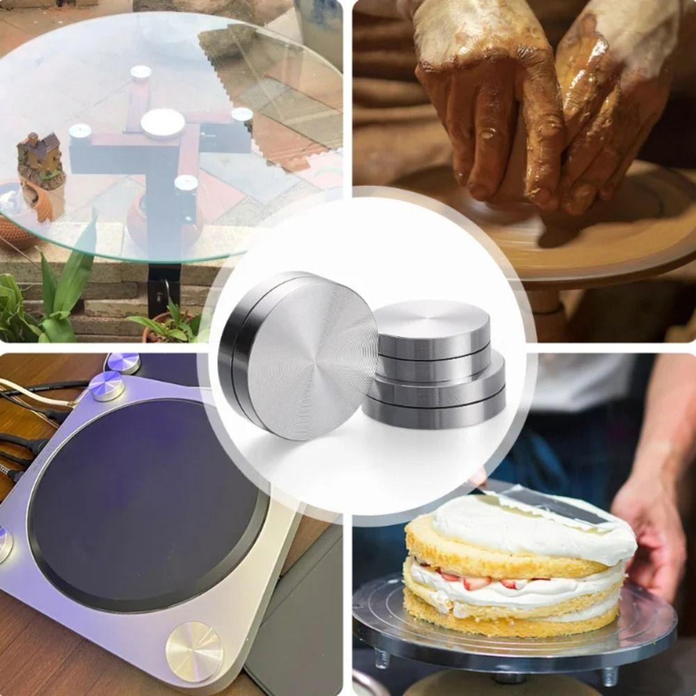 Round Clay Bearing Aluminum Zinc Zinc Alloy Rotary Disc Bearing Pottery Trimming Spinner  Pottery Art