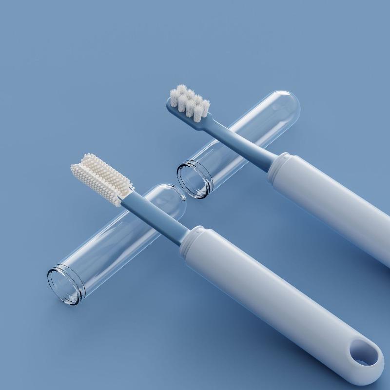 

Зубная щетка для домашних животных для маленьких кошек, собак, собак, кроликов и хомяков - для чистки пасти животных с мягкой шерстью синий