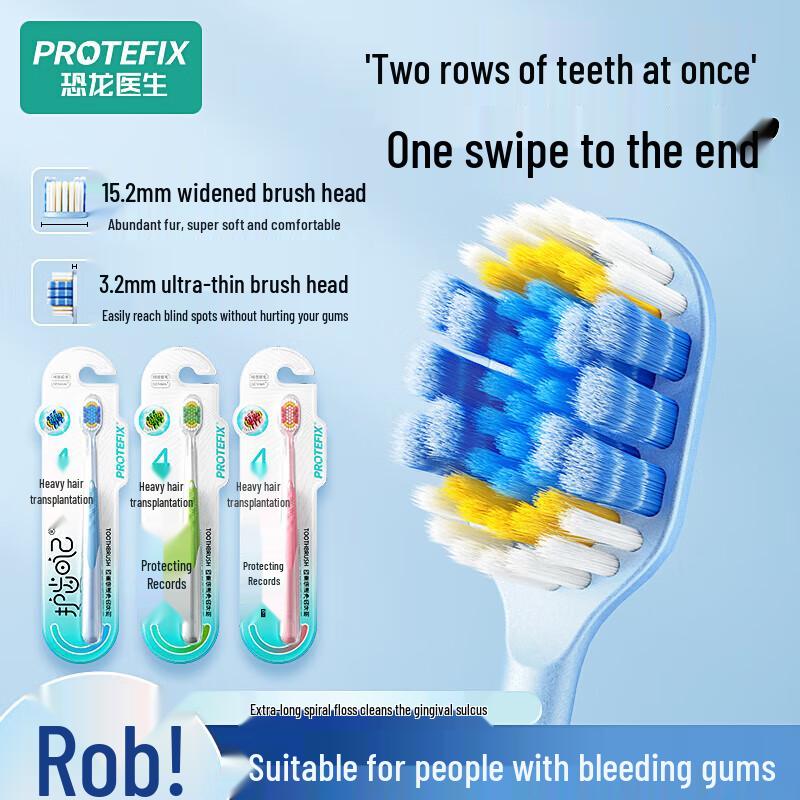 PROTEFIX Adult Quad-Speed Cleaning Toothbrush