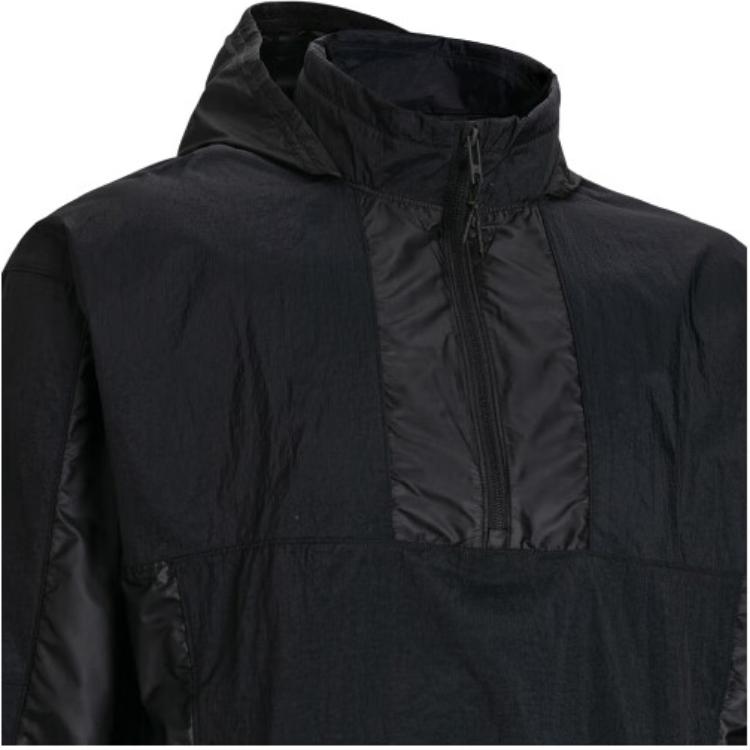 Under Armour Solid Color Casual Basketball Woven Hooded Jacket Men Jackets Black 1383372-001