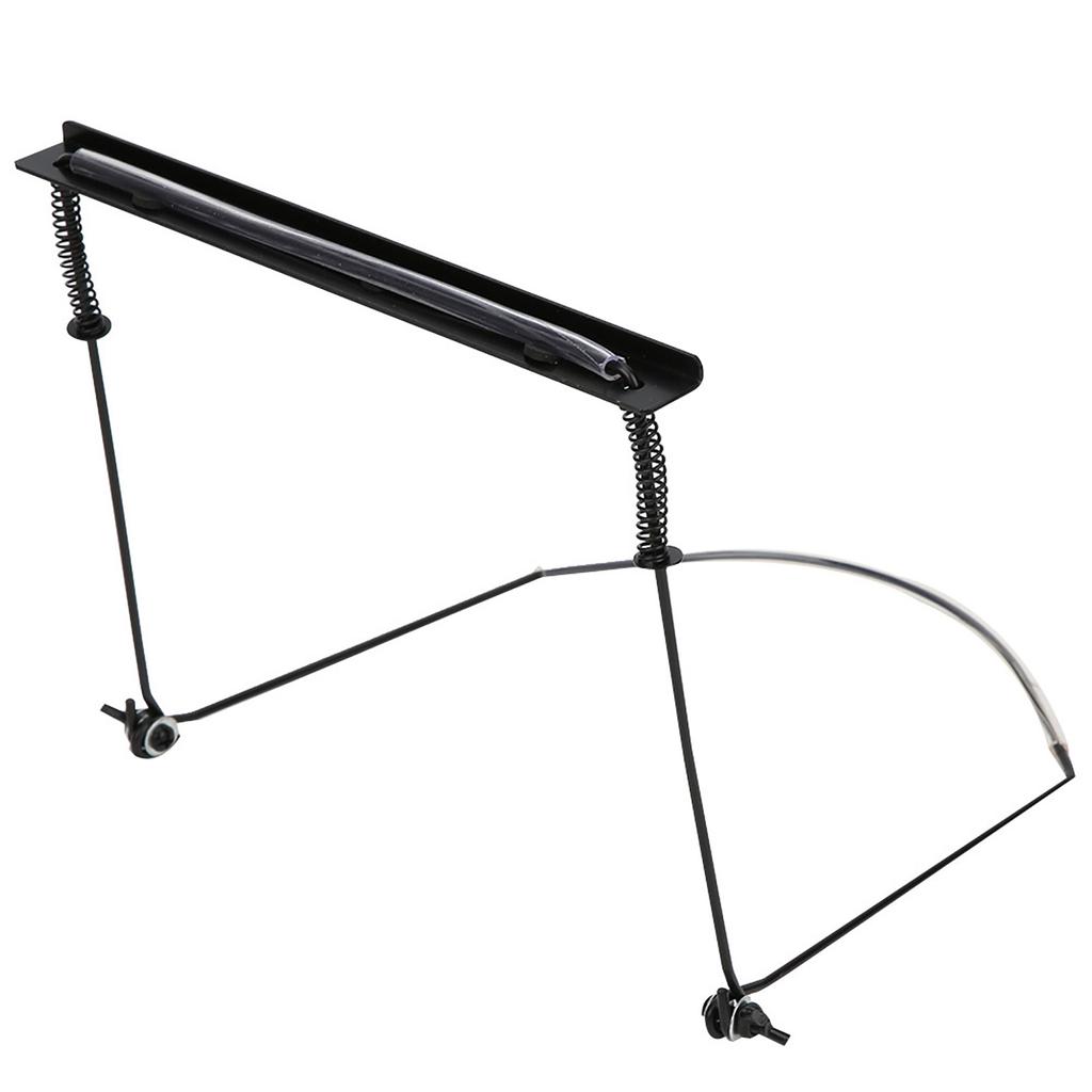 24‑Hole Harmonica Stand Adjustable Neck Bracket Musical Wind Instrument AccessoriesBlack