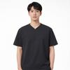 Limid Men S V Neck SpliT Regular ShorT SleeVe T ShirT 9mi TSh VNeck1