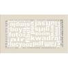 Vent Cover ABC 17x30 Cream