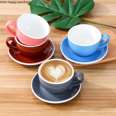 350ml Large Capacity Ceramic Mug Coffee Cup and Saucer Milk Tea Cup Afternoon Tea Cups Office Coffee Mug Milk Mugs Tea Mugs