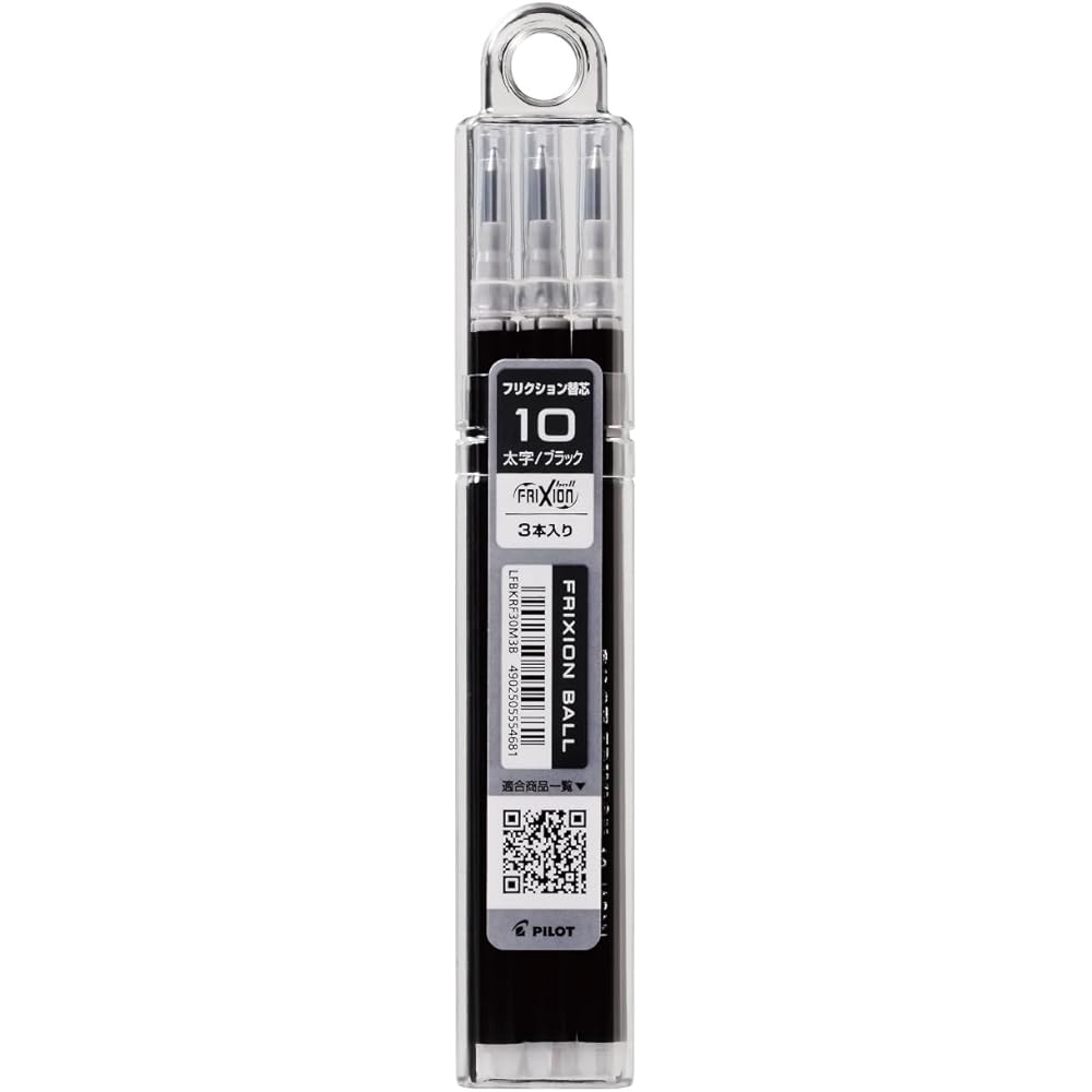 Pilot Friction Ballpoint Pen Refills LFBKRF 1.0mm Black Pack of 30