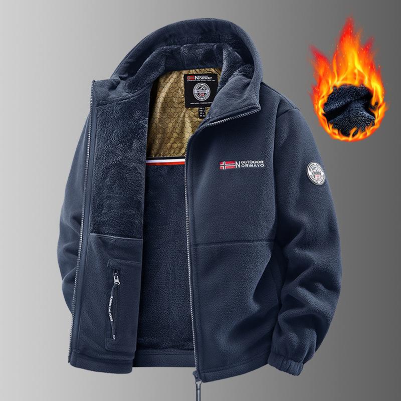 Men's Autumn  Winter Outdoor Hooded Jacket Daily Wear At Home, Travel, Parties Outdoor Fashion Versatile, Enhances Temperament Streetwear Travel Wear.
