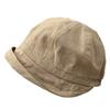 Japanese Light And Breathable Cotton Big Eaves Curled Sun Hat Children Summer Cap Ins Sun Protection Bucket Hat