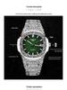 FENSIR Engraved Mesh Men's Retro Calendar Quartz Watch In European and American Style