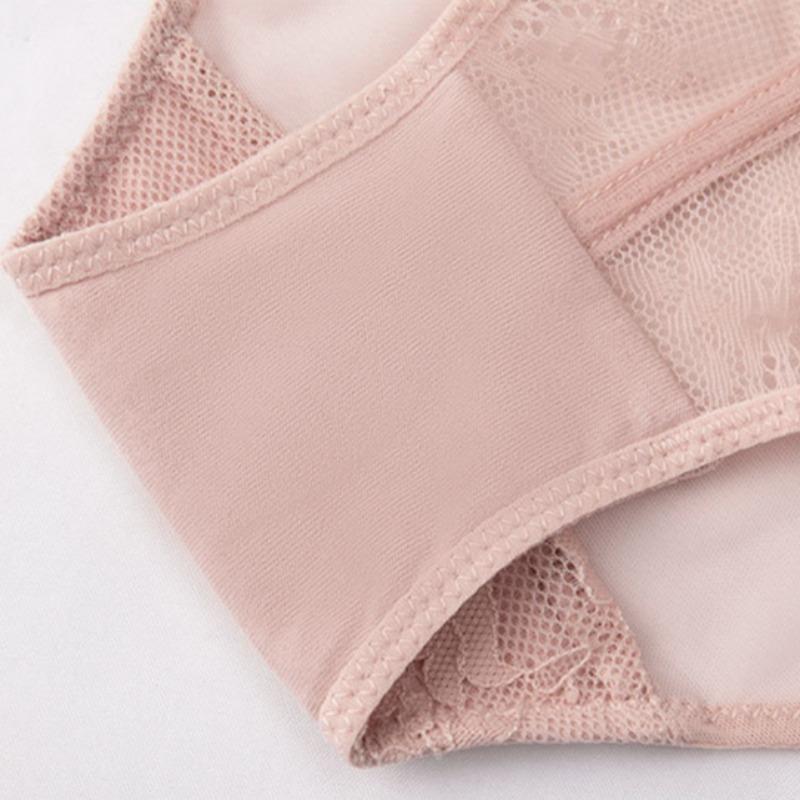 Bunny Ear Cup Women's Underwear Lace Push-Up Bra Large Breasts Small Bra French Style Sexy Lingerie Set