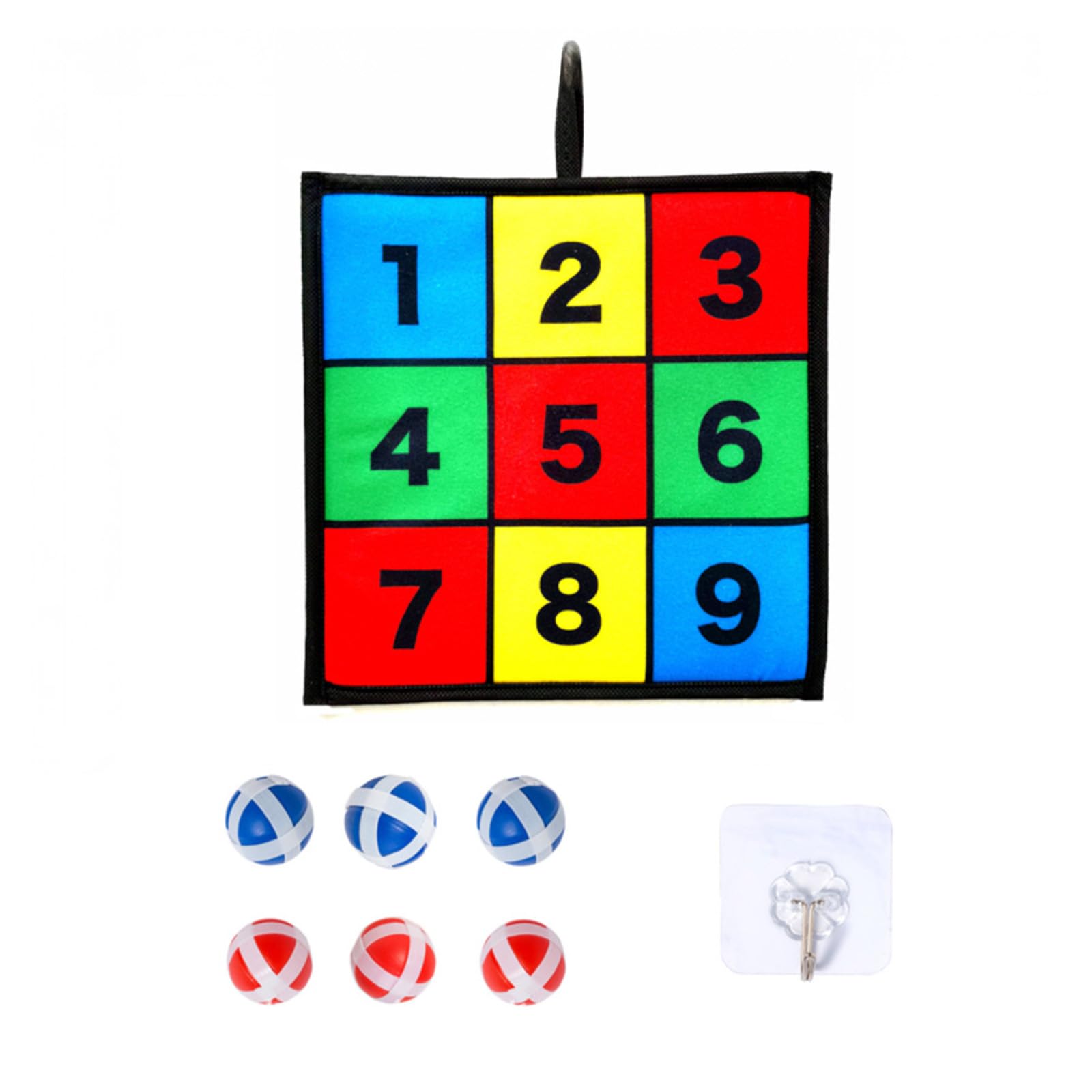 

Hyack Страйкаут Игра-мишень для помещений/улицы, Красочная Волшебная Девятка с застежкой на липучке [Параллельный импорт]