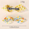3Pcs/Set Cute Bows Baby Girls Hairpin Set Floral Plaid Bangs Hair Clip Korean Hair Accessories Sweet Kids Headdress 3Pcs/lot