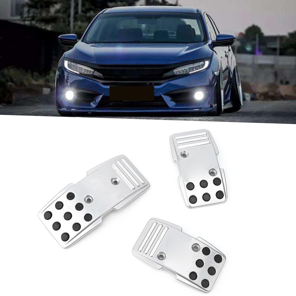 3Pcs R3000 Pedal Cover Set for Brake Clutch Accelerat Non Slip Manual Transmission Racing Sports Car