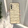 Music Score Musical Notes Case For Samsung Galaxy A52S A06 A16 A26 A36 A56 A55 A35 A15 A53 A32 A33 A13 A14 A34 A54 A17