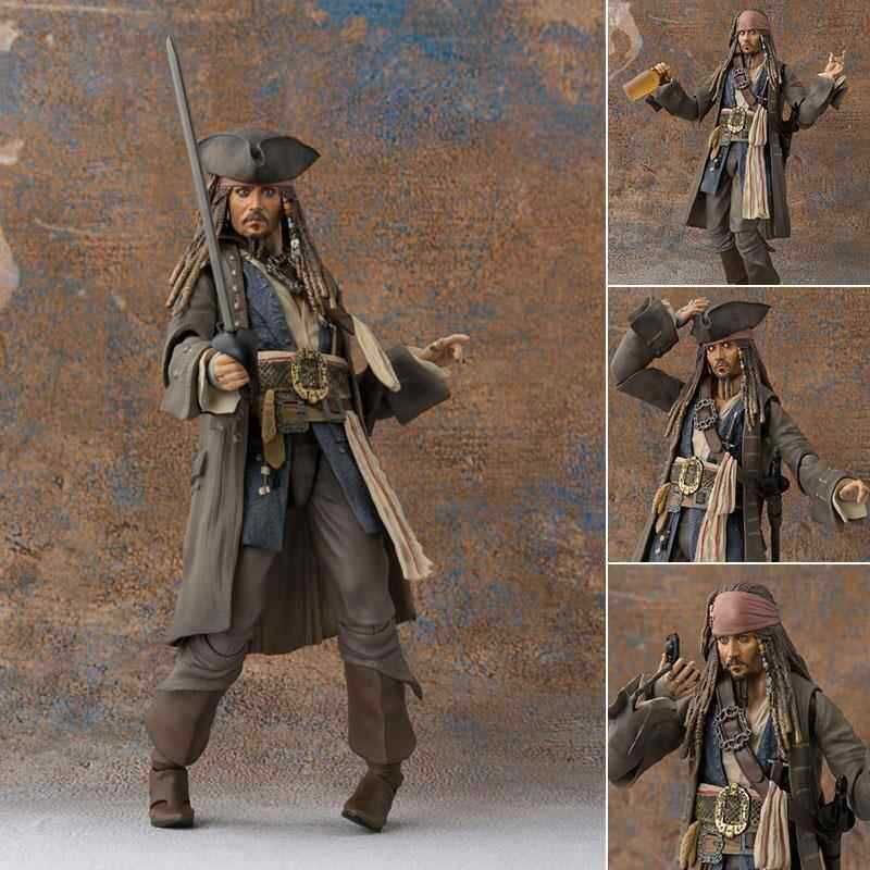 Pirates Of The Caribbean 5 Captain Jack Sparrow Pvc Action Figure Collectible Model For Fans