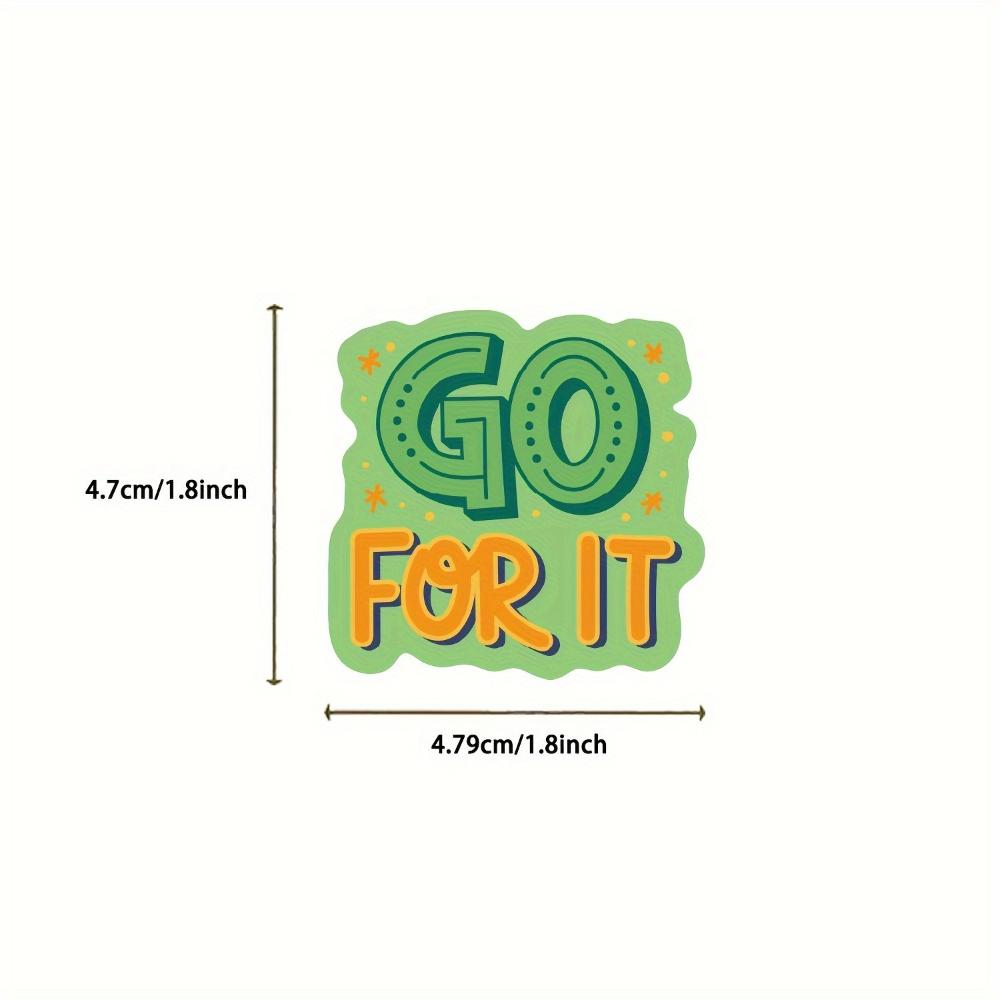 50pcs Colorful Inspirational Motivational Quote Doodle Stickers Guitars Laptops Luggage Computers Motorcycles Skateboard Sticker