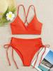 2025 European American Lace-up Bikini: High-End Women's Split Swimsuit, Sexy and Stylish Swimwear.