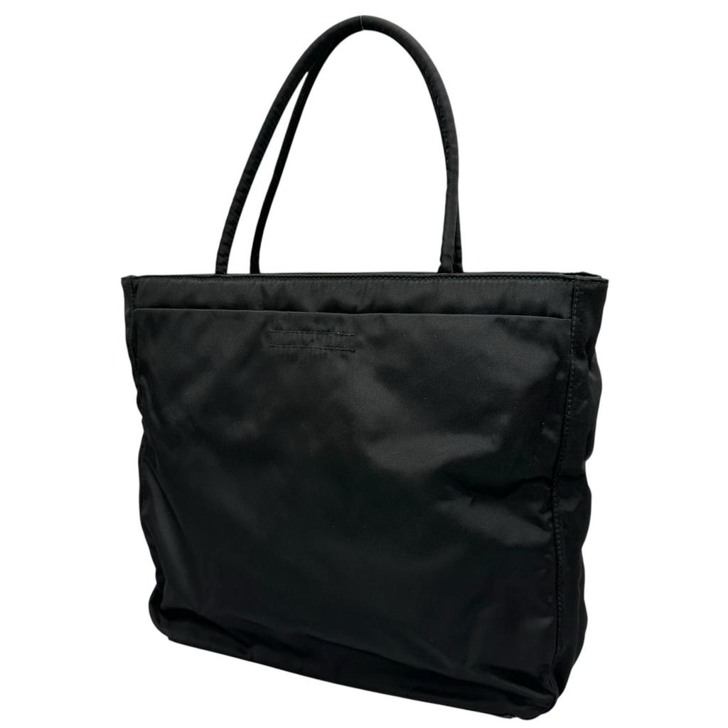 PRADA Triangular logo B8489 Tote Bag black Women used