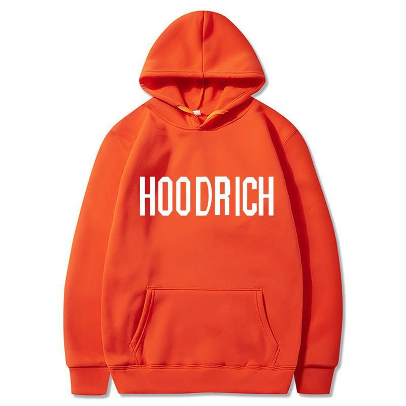 Hanorac Sport Casual Larg cu Imprimeu Litere Hoodrich