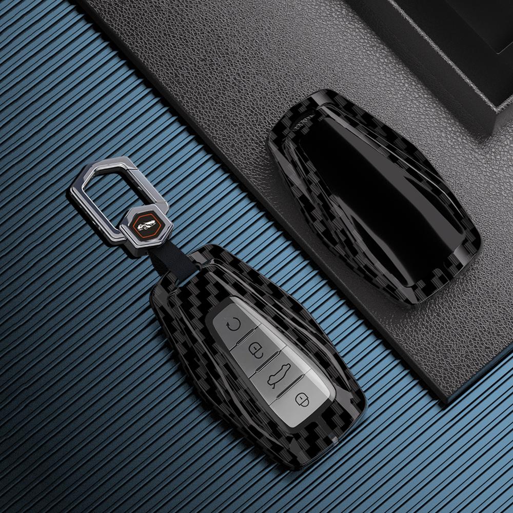 Zinklegierung Fernbedienung Auto Schlüsselhülle Abdeckung Fob für Geely Coolray 2024 X6 Emgrand Global Hawk GX7 Monjaro Zubehör