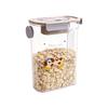 Recipiente para Petiscos de Cachorro Hermético Portátil Lixeira para Ração de Animal de Estimação Com Alça Pote para Armazenamento de Petiscos de Gato Para Cereal Arroz Farinha Bancada Casa