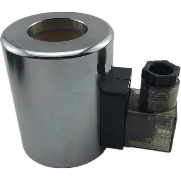 Solenoid Hydraulic Valve Coil Electromagnet Coil Inner Diameter 31mm Height 75mm DC24V AC220V(DC 24VCoil and Spool)