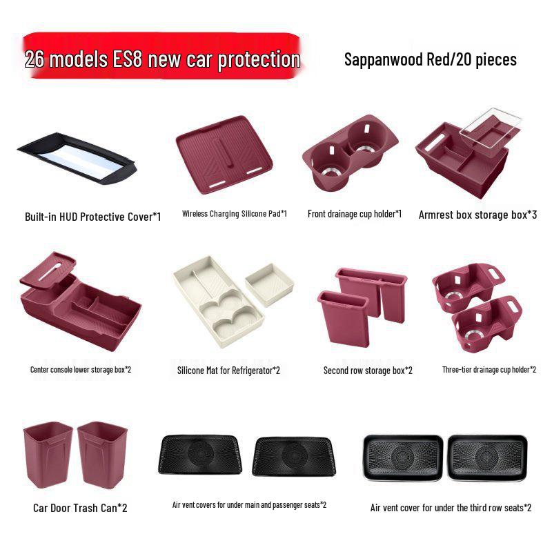 Compatible with 26 Models: Third Gen Nio ES8 HUD Protective Cover & Interior Decor