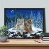 Full Square Diamond Embroidery Tiger Kit Diamond Painting Winter Mosaic Cross Stitch Animal Home Decoration