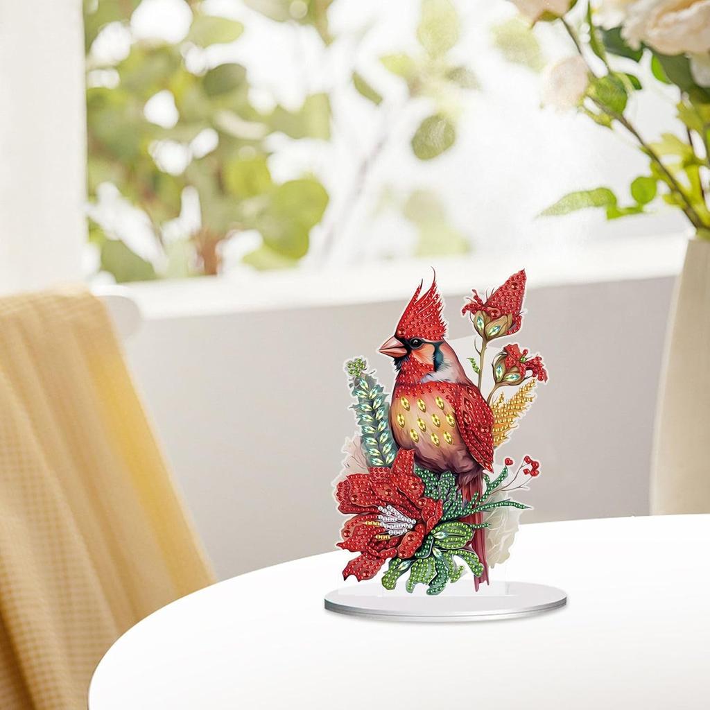 ARTopet DIY Diamond Desktop Ornament Special Shaped Crystal Diamond Art Painting Tabletop Ornaments Single Sided Diamond Ornament for Adult Beginner