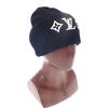 Louis Vuitton M77872 S Knit Cap Black Wool Women