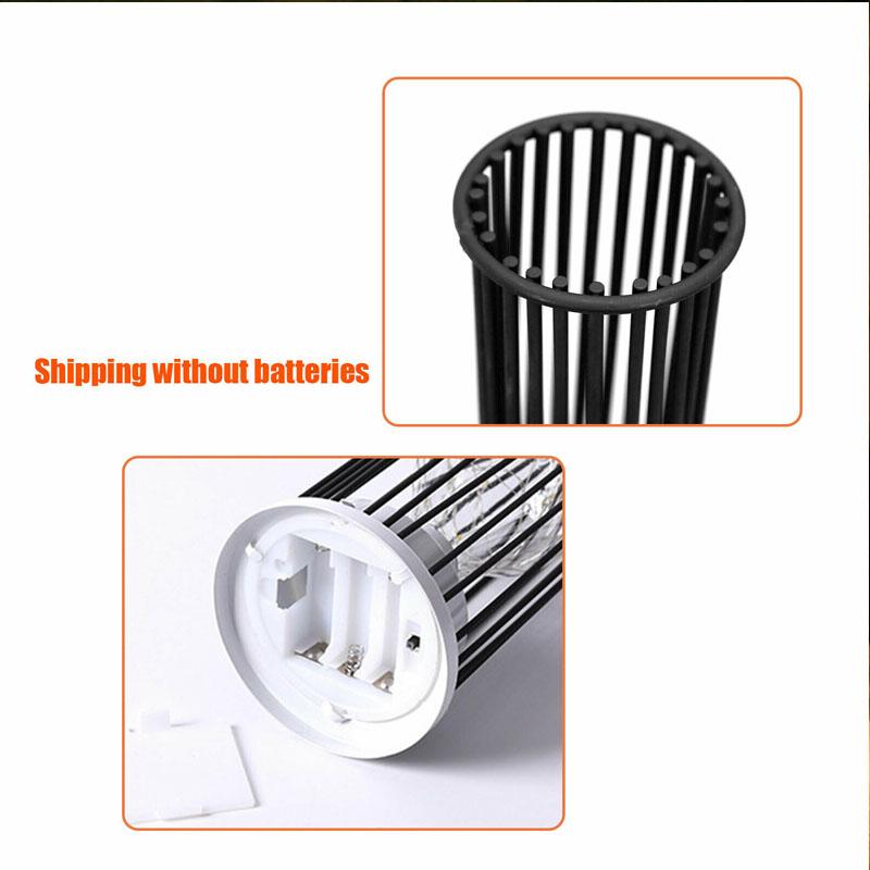 Retro Table Lamp Geometric Wire Industrial LED Light Bulb Bedside Desk Light