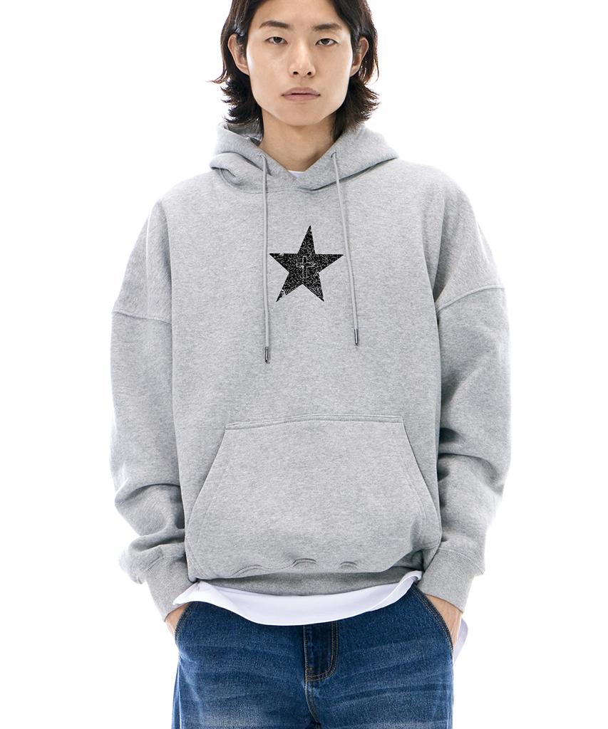 Cross Star Hood Grey