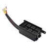 6-fach Flachsicherungshalter Box Relaisbox mit Flachsteckanschlüssen und Kabelbaum 4-Pin 12V 40A Relais für Auto LKW