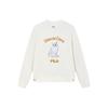 New FILA Sweatshirts Women's Light Beige White F11W348210F-IV