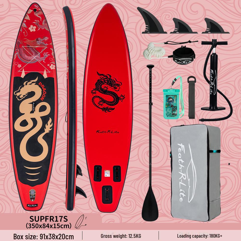 Inflatable SUP Board - Koi Design Paddleboard for Beginners