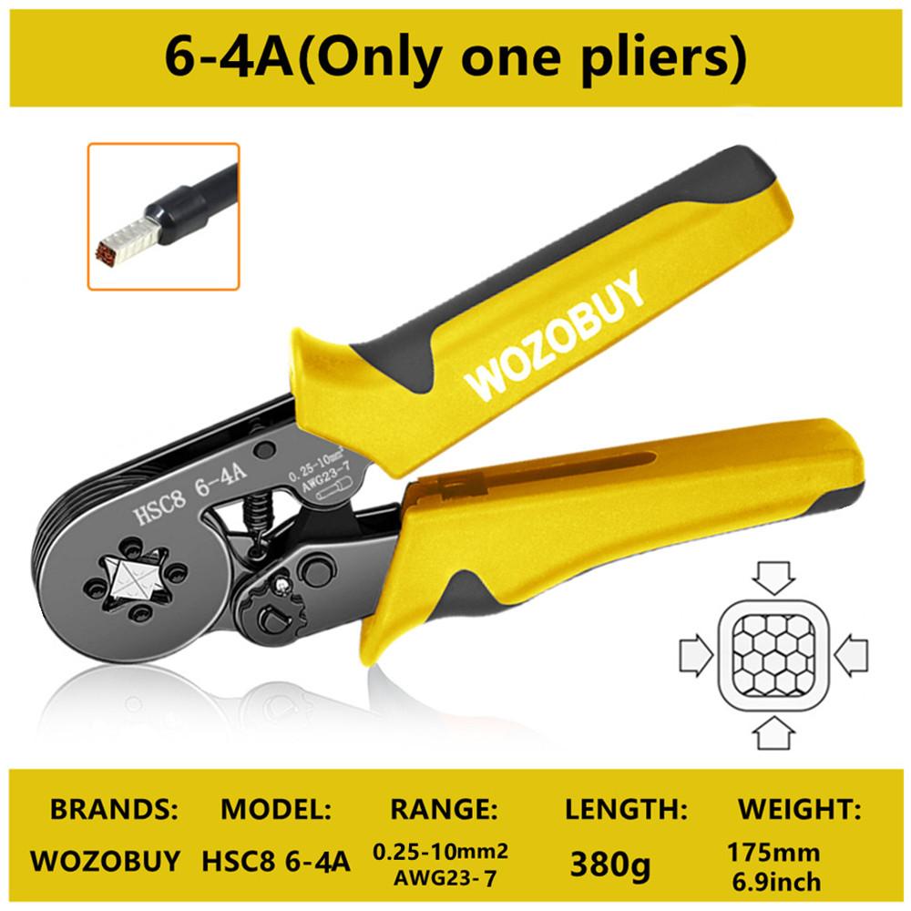 

Инструмент для обжима наконечников, набор инструментов для обжима с храповым механизмом WOZOBUY - клещи для зачистки проводов / клещи для обжима или набор клещей с соединителями