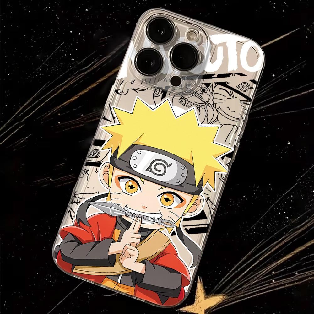 Cool Anime N-Narutos Magnetic Phone Case for Samsung Galaxy S25 S24 S23 S22 S21 S20 FE Edge Plus Ultra 5G Soft Clear TPU