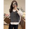 Premium Single-breasted Knitted Vest Women's Spring Autumn and Winter Retro Loose Vest Sleeveless Top Fashionable Versatile Vest