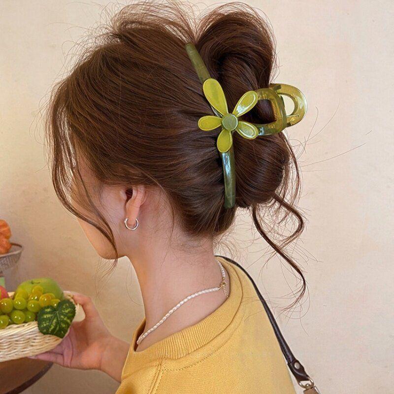 Large Flower Hair Claw Clip Non Slip for Women Thick Hair Perfect for Everyday