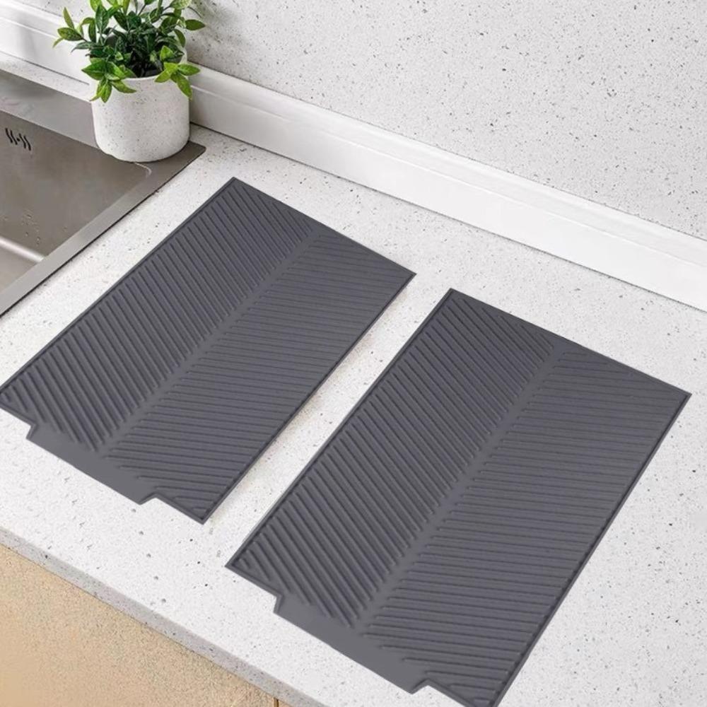 S/M/L Silicone Draining Board Mat Foldable Table Heat Insulation Pad  for Kitchen Pot Cup