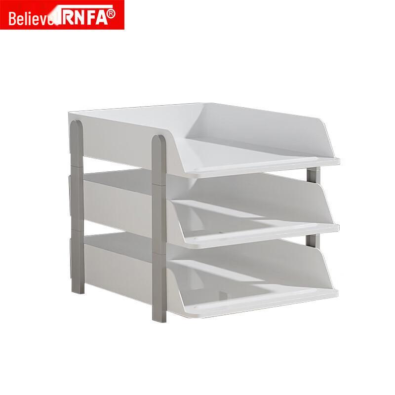 Xinfan Stackable 3-Tier Desktop Storage Drawer Organizer