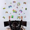 Ls16503 Laser Colorful Gamepad Earphone Wall Sticker Viewing Angle Is Different Pattern Color Is Different