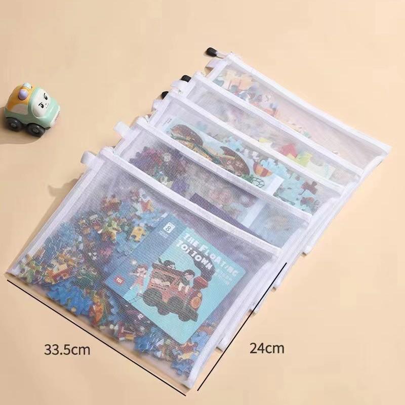 Transparent Lego Organizer Bag for Kids' Building Blocks