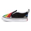 Vans Checkerboard Comfortable Versatile Low-Top Walking Shoes Baby sneaker Black Rainbow VN0A3488WK2