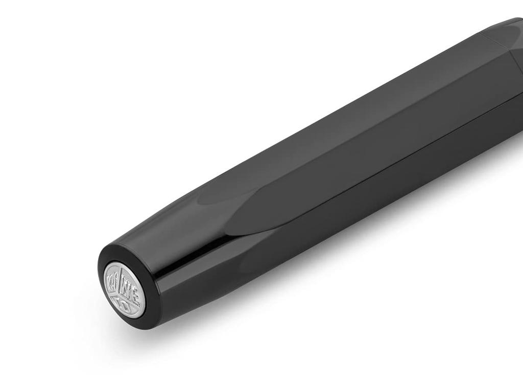 Kaweco Ballpoint Skyline Official Import Pen, Water-Based, Sport, Black, SSRB-BK,